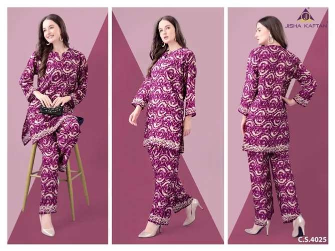 Co Ord Set Volume 8 By Jisha Kaftan Western Cord Set Islamic Kaftan Orders In India